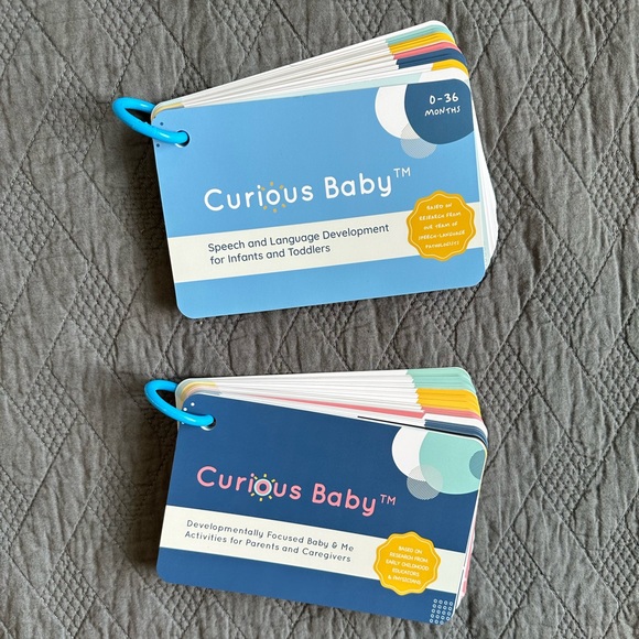 Curious Baby Other - 2 Curious Baby: activity cards and speech & language cards